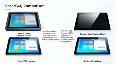 Industrielle HMI berøringsskjermer 2025|Kapasitiv vs resistiv teknologi, EMI ...